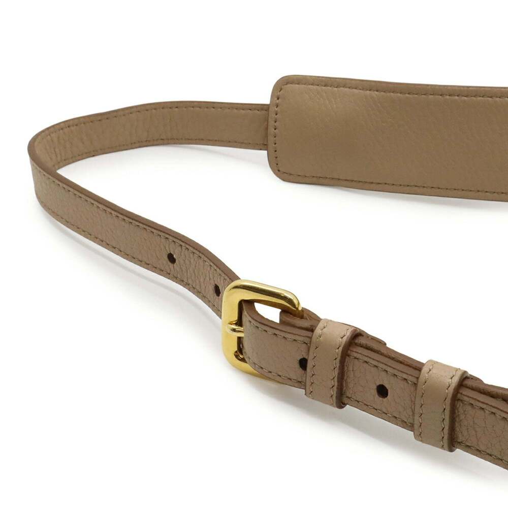 PRADA Cream Leather Shoulder Bag - Picture 9 of 10